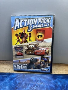 Disney/Pixar Action Pack: 3 Spiele in 1 (Windows/Mac, 2008) Brandneu Versiegelt - Bild 1 von 4