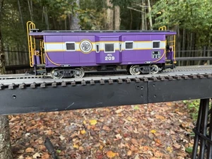 G Scale USA trains 1:29 Atlantic Coast Line Caboose R12061 NOB Lights - Picture 1 of 9