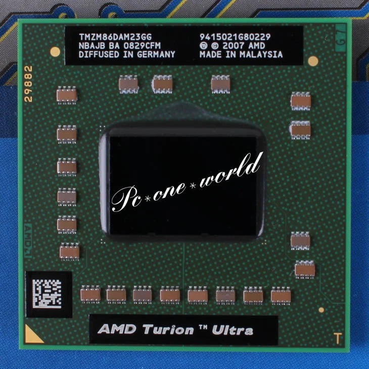 100% OK TMZM86DAM23GG AMD Turion X2 ZM-86 2.4 GHz Dual-Core laptop Socket S1 CPU - Image 1 of 1