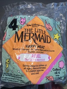 1989 THE LITTLE MERMAID MCDONALDS HAPPY MEAL TOY- ARIEL  - Picture 1 of 2