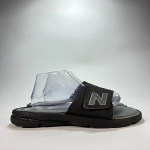 New Balance schwarz grau leichte Slipper Recovery Slide Sandalen Herren Gr. 12 - Bild 1 von 10