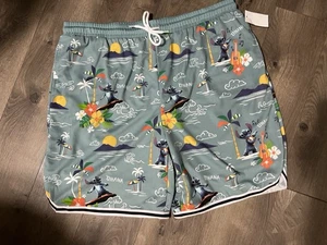 Disney Stitch Graphic Mesh Shorts Size 2XL (50-52) New - Picture 1 of 4