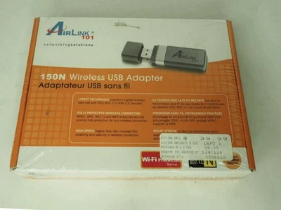 Sealed New Airlink101 AWLL6070 150N Wireless USB Adapter WiFi LAN  - Image 1 of 4