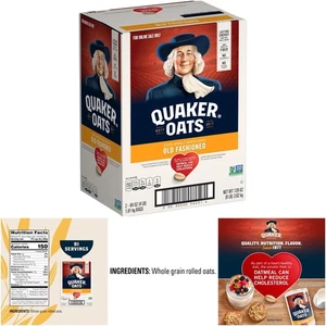 Non GMO Project Verified Haferflocken 64 Unzen zwei Beutel 90 Portionen 4 Pfund - Bild 1 von 9