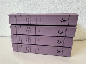New England Families : Genealogical and Memorial. (4 Vol) William Cutter 1995 PB - Picture 1 of 13