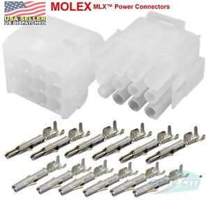 Molex -1 Complete Set - (12 Circuit) w/14-20 AWG, Wire Connector -2.13mm D, MLX™