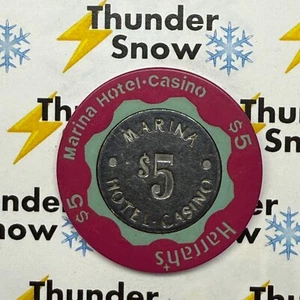 ⚡️❄️ Casino Chip 😳 5€ Harrah's Marina ⚡️❄️⚡️❄️ - Bild 1 von 2