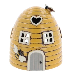 Beehive Tealight Candle Holder Yellow Dome Beehive - Imagen 1 de 7