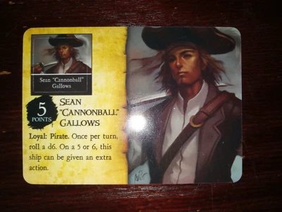 Pirates Wizkids CSG Pocketmodel SEAN CANNONBALL GALLOWS Rise Of The Fiends - Image 1 of 2