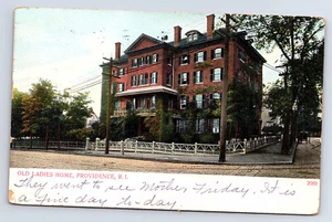Providence Rhode Island Old Ladies Home Postcard A335 - Picture 1 of 2