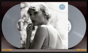 TAYLOR SWIFT Folklore 2LP on GREY VINYL New SEALED Meet Me Behind The Mall - Picture 1 of 4