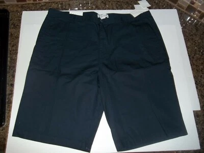 NEW Calvin Klein dressy refined navy blue chino dress walk shorts  sz 36 - Image 1 of 2