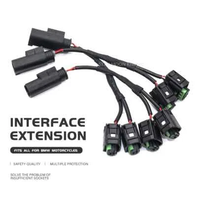 Juego de cables de conexión rápida para BMW R1200GS R1250GS RnineT enchufe de circuito de derivación Foto 1 de 4
