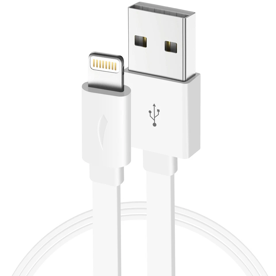 Short But Fast USB Charging Cord 1.5ft Cable for iPhone 14 13 12 11 Pro Max - Image 1 of 4
