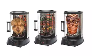 CUISINIÈRE À POISSON ÉLECTRIQUE ROTATIVE VERTICALE TORTISSERIE DONER KEBAB - Photo 1/5