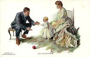 Alonzo Kimball, Künstler. "Die Krawatte, die bindet." um 1905 Chas Scribner's Sons. UNP. - Bild 1 von 2