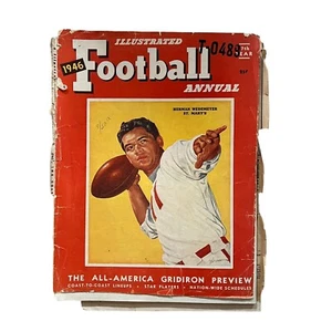 1946 Football Illustrated Annual Magazine, Herman Wedemeyer, St. Mary's Poor - Picture 1 of 7