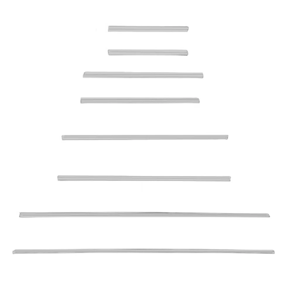 1969 Chevy El Camino Body Side Trim Moldings 8 Pieces Set - M1477 — 第 1/1 张图片