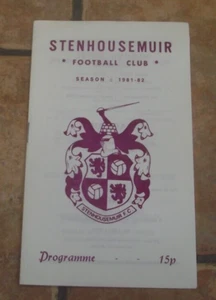 1981-82 (Feb) Stenhousemuir v Forfar Athletic - Scottish Division Two - Picture 1 of 2