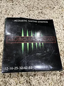 Acoustic Guitar Strings 12-16-25-32-42-52 80/20 Bronze - Picture 1 of 3