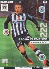 045 SACHA CLEMENCE FRANCE SCO.ANGERS CARD ADRENALYN 2016 PANINI
