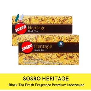 2Pax SOSRO HERITAGE té negro salsa té fragancia fresca más fuerte premium Indonesia - Imagen 1 de 21