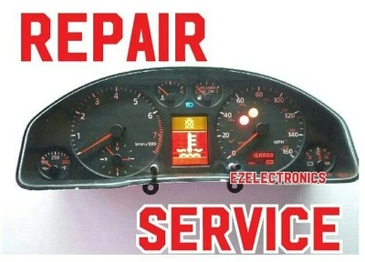 INSTRUMENT CLUSTER REPAIR SERVICE FOR AUDI A3 A4 A6 TT S6 VW PASSAT 1998 TO 2005 - Image 1 of 4