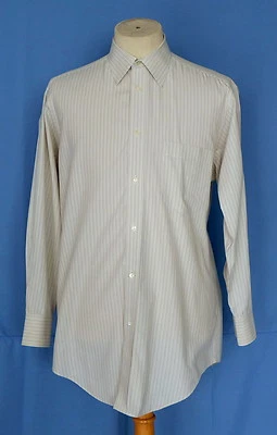 De colección. Camisa de hombre ISSEY MIYAKE Design Studio a rayas convertible puño algodón/poliéster M Foto 1 de 4