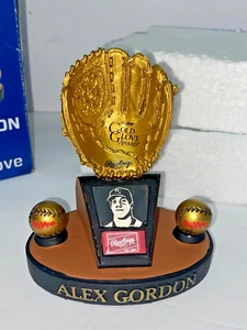 2011 Kansas City Royals Alex Gordon Replica Gold Glove Statue in Box - Picture 1 of 6