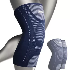 Knee Braces for Men & WomenKnee PadsKnee Compression Sleeves for RunningWorko... - Picture 1 of 7