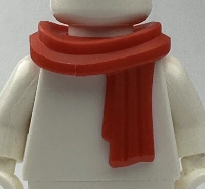 Lego Red Scarf Long Wrapped, Minifigure New City Winter - Image 1 of 2