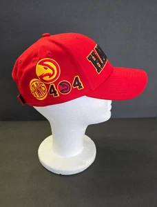 Cappello Berretto Atlanta Hawks 47 Marca NBA 404 Misto Lana Rosso Nero Giallo Ricamato Adj - Foto 1 di 11