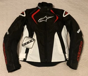 Alpinestars Motorcycle Street Jacket Stella T-Jaws Womens XS Riding Black/White - Picture 1 of 21
