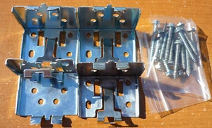 (Lot of 4) Kirsch Levelor Mounting Brackets for Cordless & Cord Loop Cell Shades - Picture 1 of 8