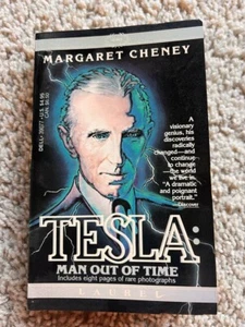 Tesla Man out of Time by Margaret Cheney 1983 paperback book Dell 39077 - Picture 1 of 4