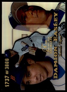 1999 Flair Showcase Row 1 #82 Damion Easley/3000 Tigers *3838