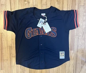 NWT Men's Mitchell & Ness Will Clark Black San Francisco Giants Cooperstown And - Picture 1 of 5