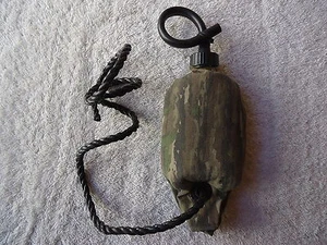 Hunters " NOS " Scent ? / Water ? Bottle With Camo Cover And Nylon Rope " GREAT - Picture 1 of 7