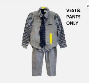 Andy And Evan Boy’s 2Pc Suit VEST & PANTS(GREY 3T) NWOT - Picture 1 of 1