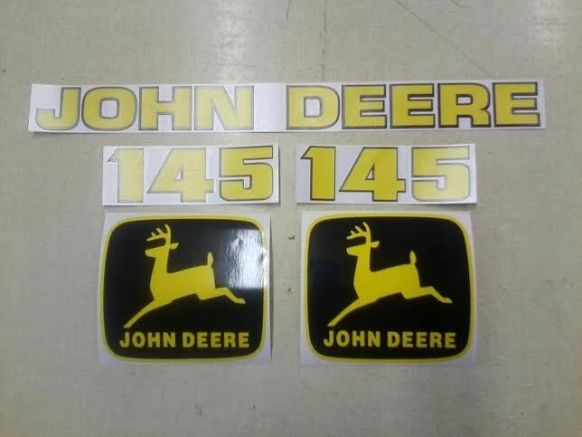 Aftermarket John Deere 145 Loader decals - Image 1 of 1