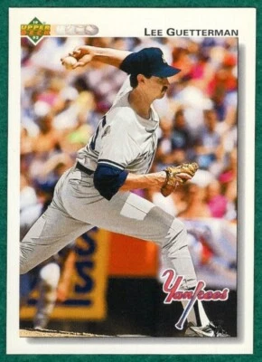 Lee Guetterman - 1992 Upper Deck #610 - New York Yankees Baseball Card - Image 1 of 2