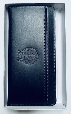 NEW 2009 NCAA Final Four Detroit Leed's Black Leather Travel Passport Wallet Cover