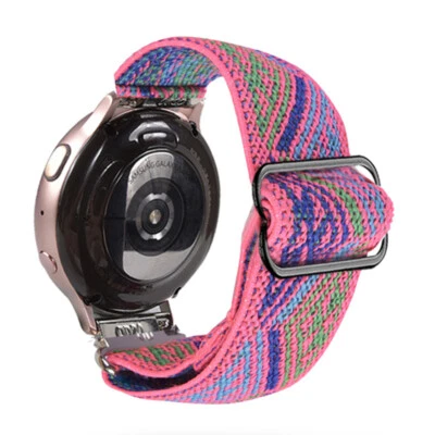 StrapsCo Vibrant Pattern Nylon Stretch Band Strap for Samsung Galaxy Watch 5 & 4 - Image 1 of 2
