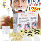 Nose Ear Hair Removal Wax Kit Sticks Easy For Mens Nasal Waxing Strip Remover