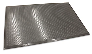 Ergomat Infinity ESD Smooth 4ft x 8ft x 0.43 Inch (11mm) Anti-fatigue Mat -BLACK - Picture 1 of 2