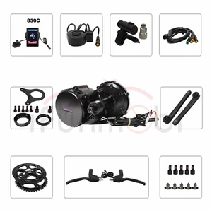 48V750W Bafang/8fun BBS02 Mid-Drive Motor Conversion Kits with Color LCD TFT850C - Picture 1 of 16