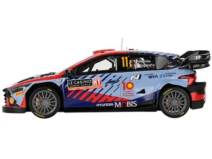 2024 Hyundai i20 N Rally1 Hybrid #11 Thierry Neuville WRC 1/18 Model Car by T... - Picture 1 of 5