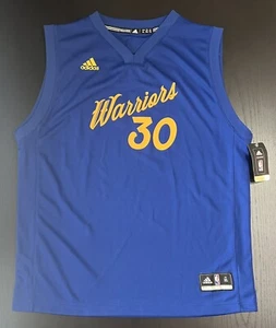 Adidas Golden State Warriors Stephen Curry Christmas Youth Replica Jersey XL - Picture 1 of 8