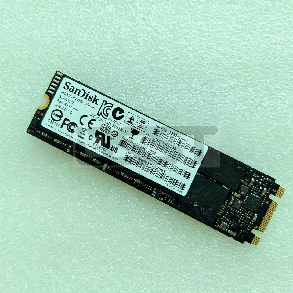 SanDisk X110 256GB SD6SN1M-256G-1006 SSD M.2 SATA MLC 725341 Solid State Drive - Image 1 of 1