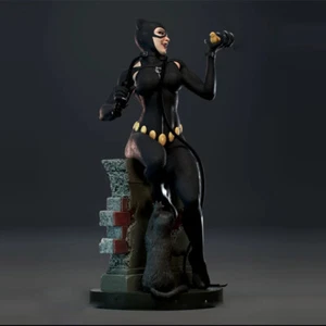 Catwoman 1/8 1/6 3D print Figure Model Kit Unpainted Unassembled Garage Kit - Picture 1 of 8